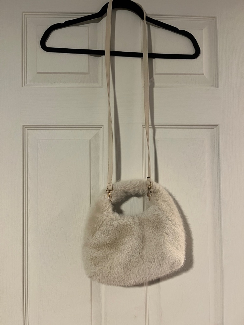 Faux fur bag